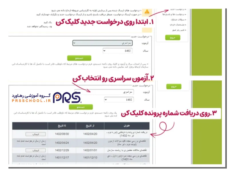 نحوه بازیابی شماره داوطلبی کنکور