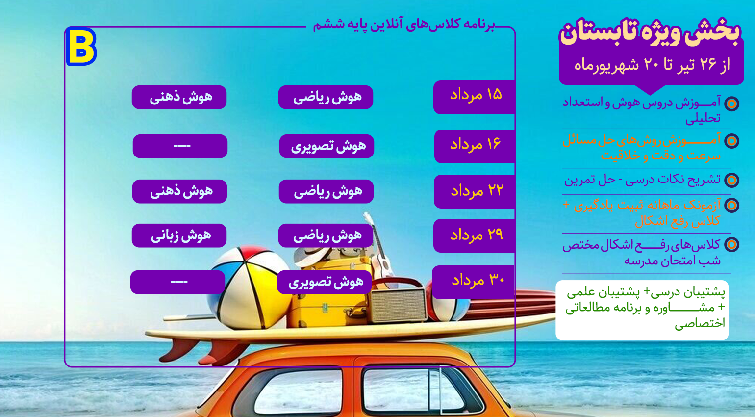 تیزهوشان ششم | گروه آموزشی رهاورد